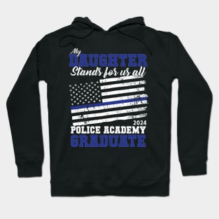 Proud of my Daughter Police Academy 2024 Graduation TShirt Hoodie